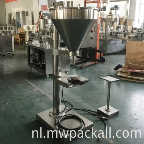 Automatisch droog poeder klein deeltjes weeg vulmachine / poeder doseringsmachine / vijzelvuller